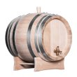 Eichenfass 50 Liter für Wein, Whisky, Obstdestillat, Messinghahn