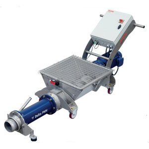 Single screw pump with hopper