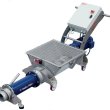 Single screw pump with hopper