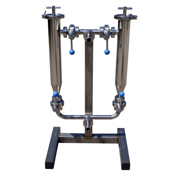 Juice filter - Pipe-screen-combination