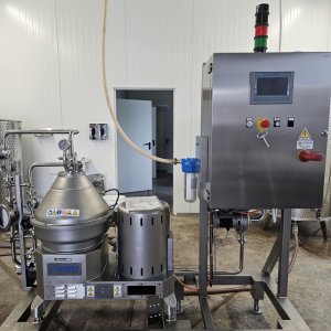 Frautech CA 21 Zentrifuge – erste Inbetriebnahme und Bedienerschulung, BioAr-Saftverarbeitungsanlage, Oktober 2024