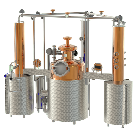 Kolonnenbrenner für Wodka, Whisky, Gin, Fruchtdestillate