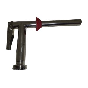 Inox filling gun for filling barrels, bag in box