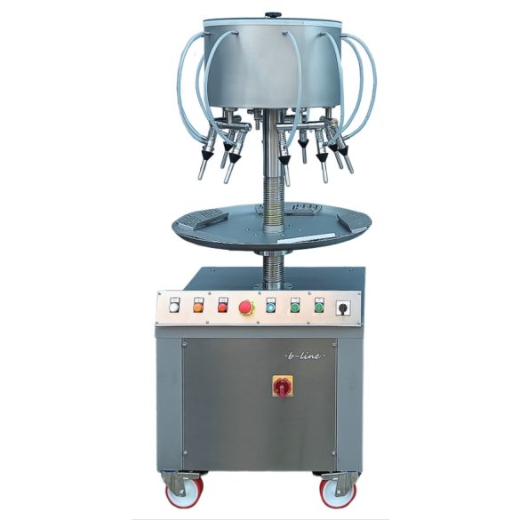 Gravity filler for wine, model B10