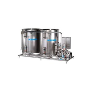 CIP station for washing tanks and other devices and installations