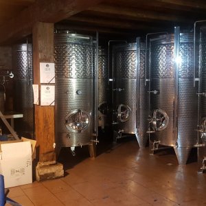 Fermentation room with cooling system and CIP