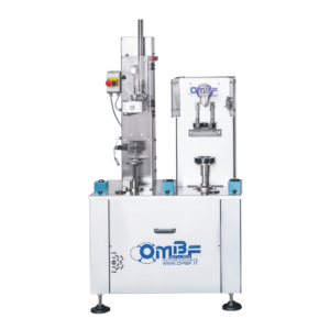 Semi-automatic monoblock for corking sparkling wines, ciders and beers with a station for tying wire baskets, Caveablock 800