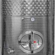 Storage or fermentation tank with cooling jacket