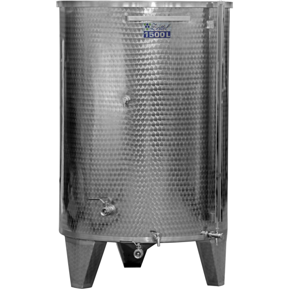 Open top fermentation tank for wine, cider