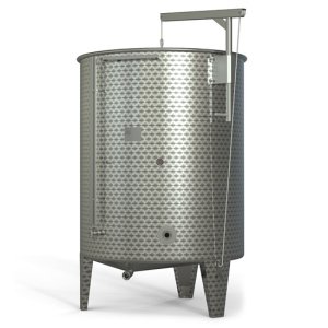 Weingär- oder Lagertank mit pneumatischem Deckel