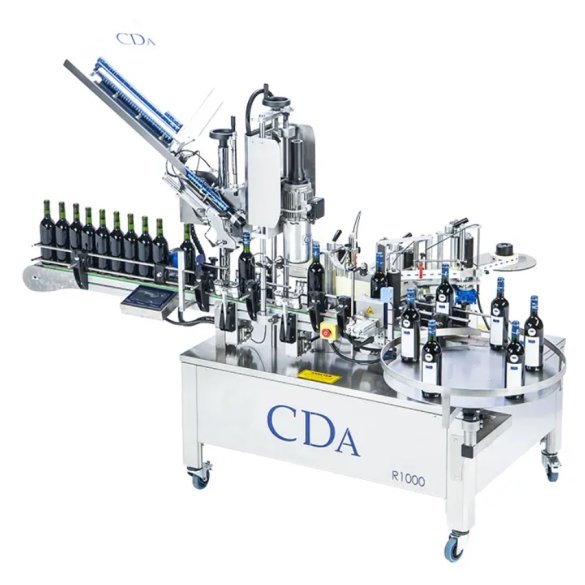 Automatischer Weinflaschenetikettierer R1000/R1500