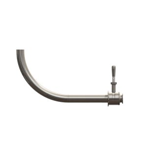Decanter demontable bend, Tri Clamp